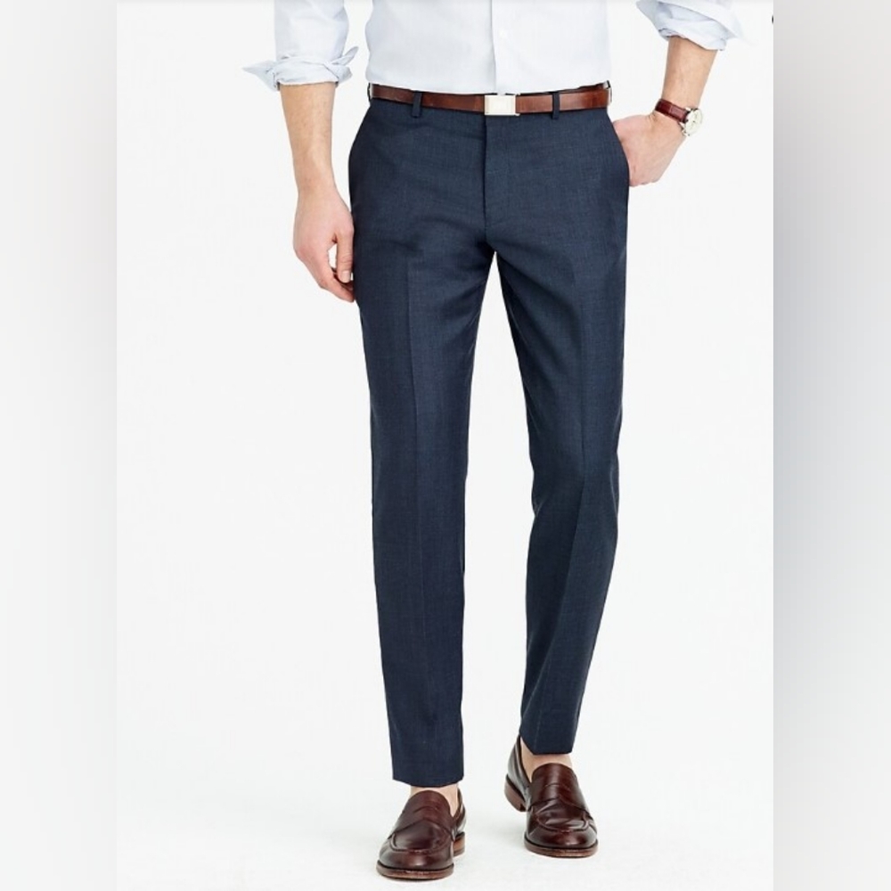 J. Crew Ludlow Traveler Suit Pant In Italian Wool